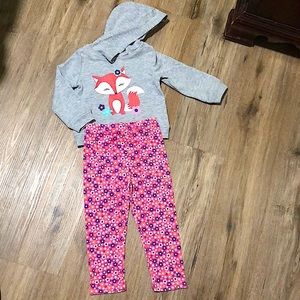 Floral Fox matching set